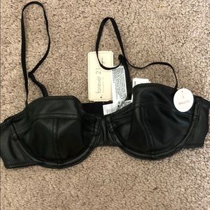 F21 Leather Bralette